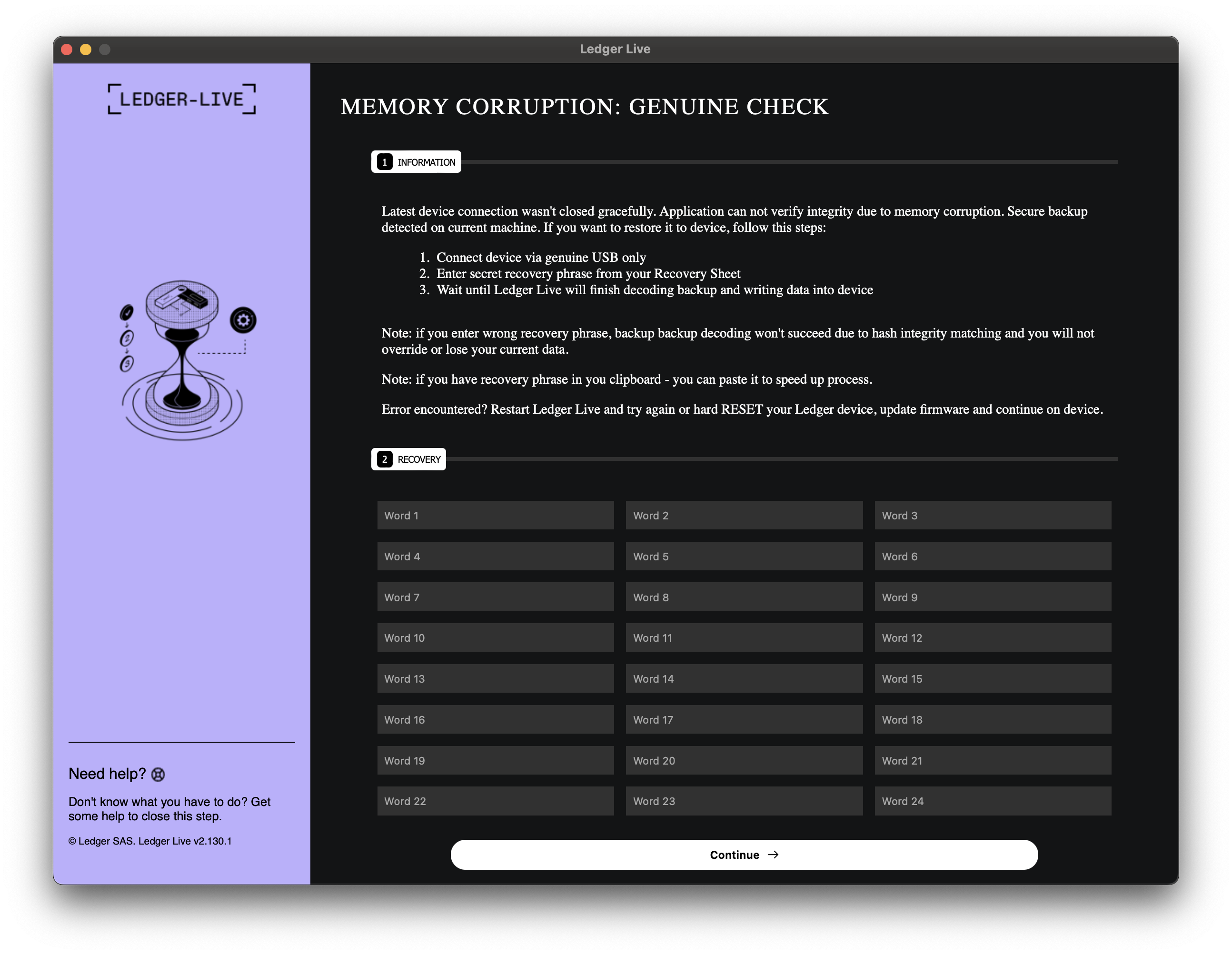 Ledger Detonation